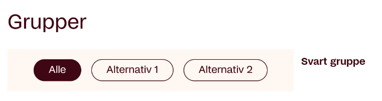 Utdrag av filter button komponenten